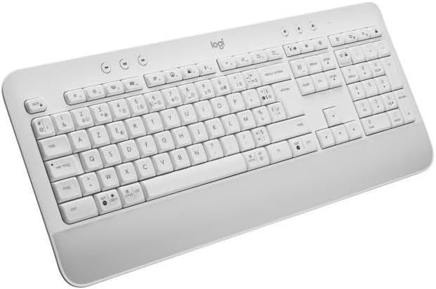 Logitech Signature K650 Comfort kabellose Tastatur mit Handballenauflage, BLE Bluetooth/Logi Bolt US