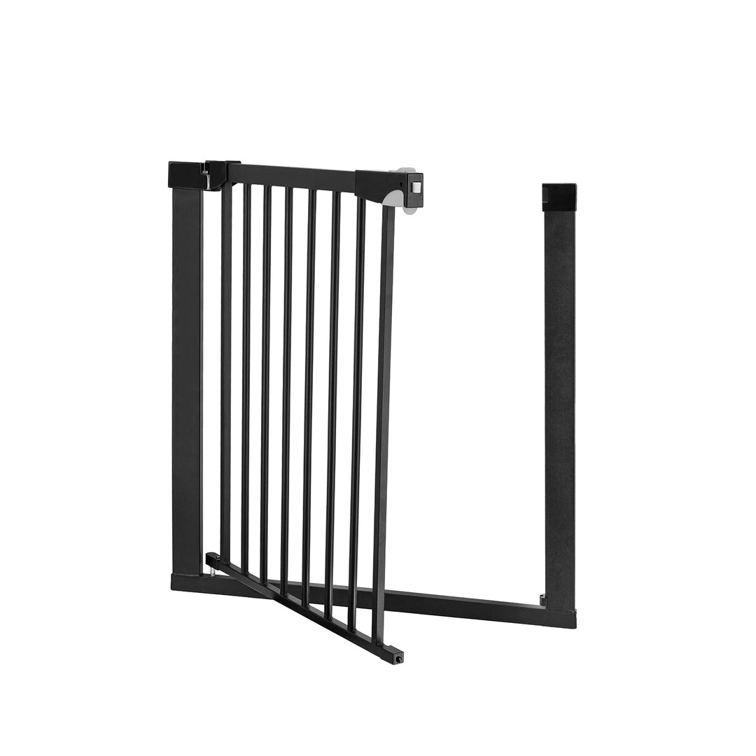 MoMi Baby-Absperrgitter PAXI Plus, Tür- und Treppenschutzgitter 75-82 cm erweiterbar bis 103 cm, ink