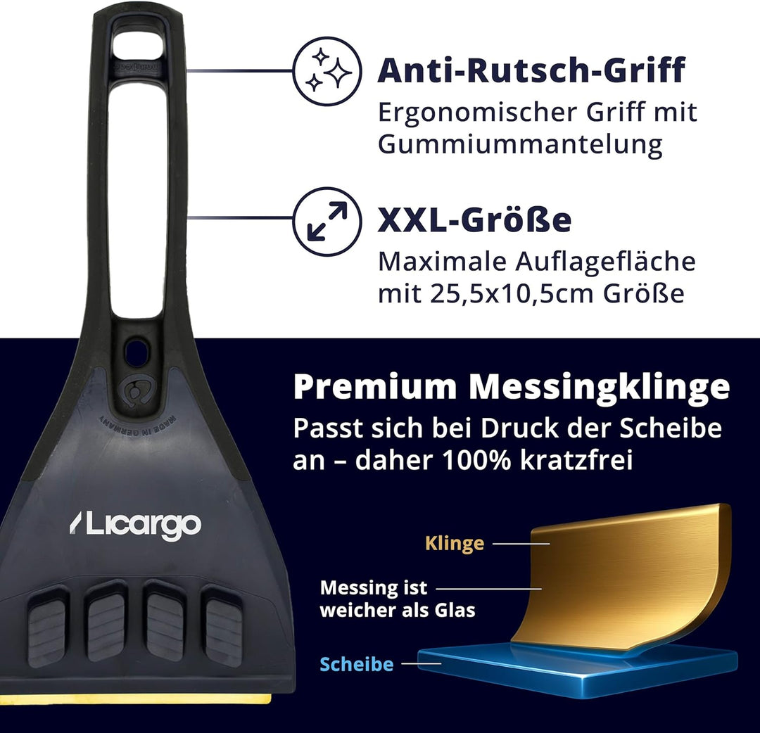 LICARGO Winter Komplett Set - Auto Luftentfeuchter (1kg) - 1x recycelter Eiskratzer - 1x Mikrofaser