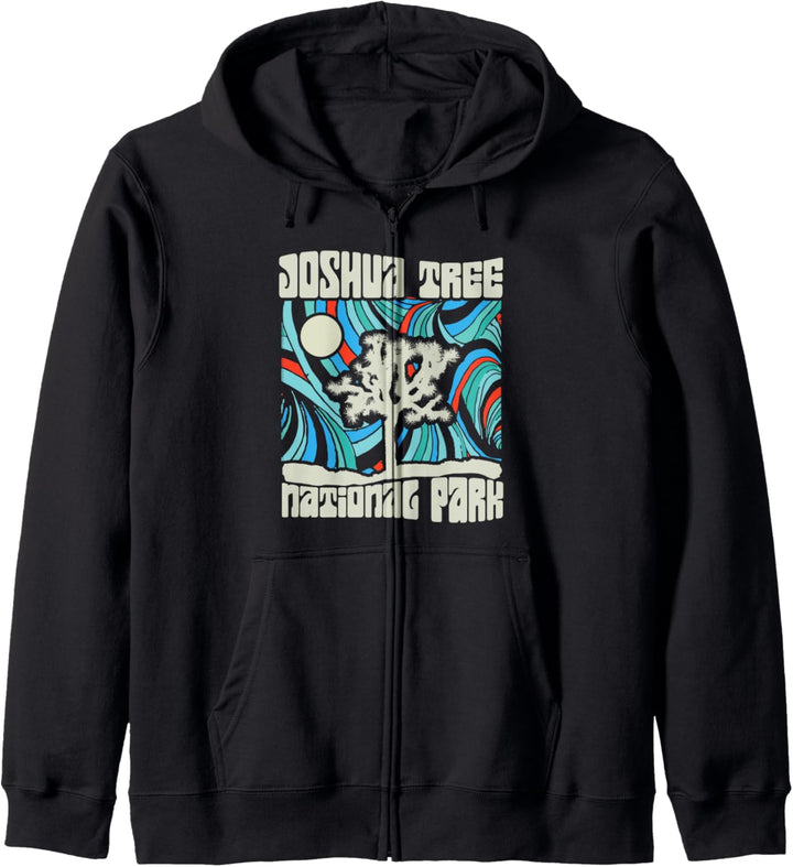Joshua Tree 60's Style Psychedelic Sweet Hippie Design Kapuzenjacke