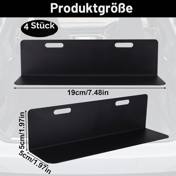Kofferraum Klett, 3 Stück Gepäckfixierung Kofferraum,19 x 5 CM Kofferrau Klett Fixierung,Geeignet fü