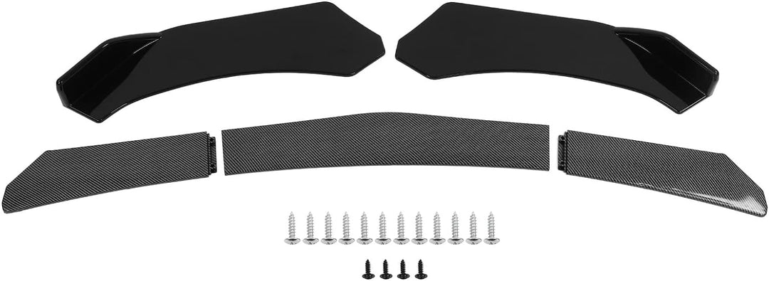 Fydun 5 Stücke Frontstossstange Lip Body Kit Spoiler Air Chin Body Kit ABS Lip Splitter Spoiler Diff