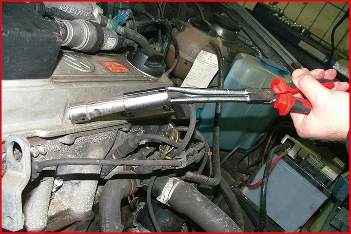 KS Tools 500.7510 Zündkerzenstecker-Zange, lang