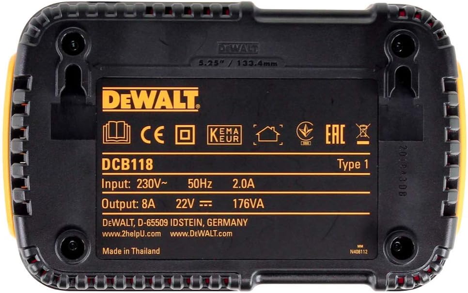Dewalt DCB118X2 XR Flexvolt Akku-Starter Set, Bestehend aus 2 x XR Flexvolt Akkus 54V, System-Schnel