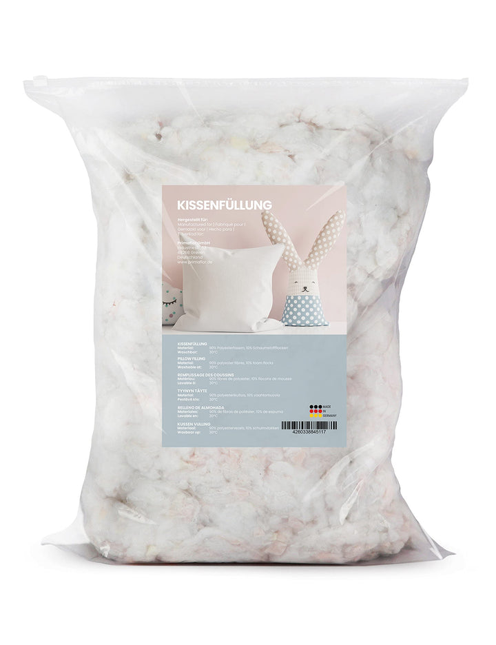 Primaflor - Ideen in Textil 4 kg Füllmaterial Polyesterfasergemisch Watte Kissenfüllung Bastelwatte,
