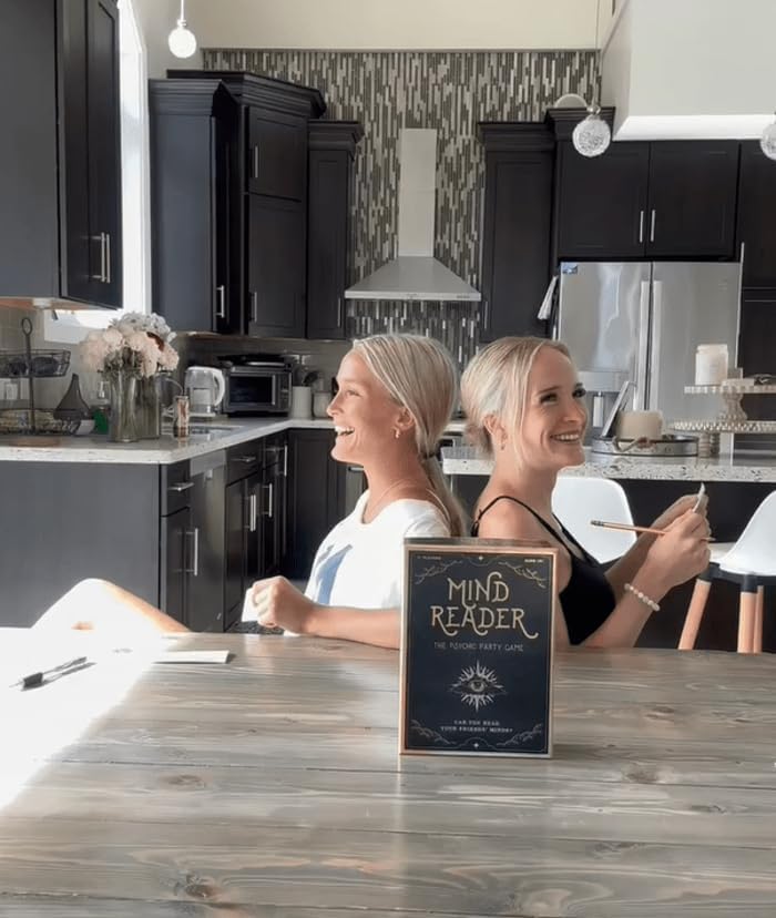 DYCE Mind Reader – Can You Read Your Friends' Minds? The Fun Psychic Mind Meld Family Party Game for