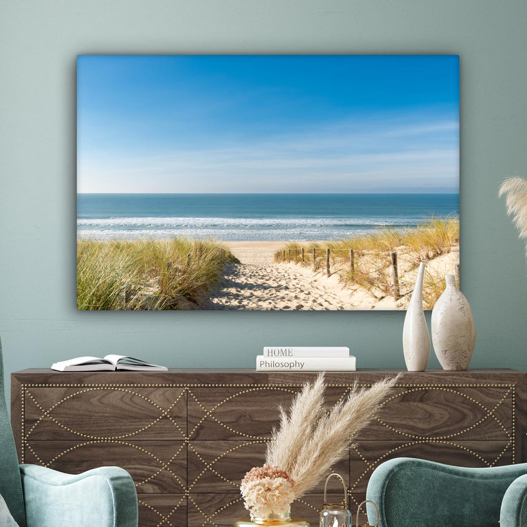 MuchoWow© Bild auf Leinwand Gross 120x80 cm XXL Schlafzimmer Bilder Wand Deko Wohnzimmer Modern Wand