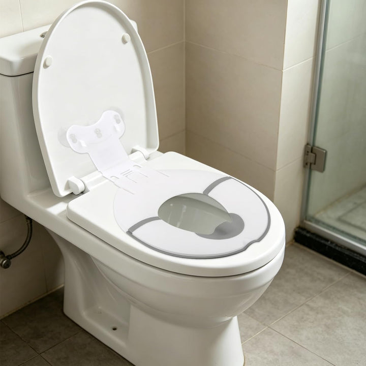 Toilettensitz Kinder Faltbar - WC Sitz mit Saugnapf &amp; Spritzschutz | Tragbarer Kinder Toilettensitz,