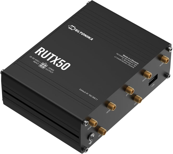Teltonika mit WLAN RUTX50000000 - Industrieller 5G-Router, dual_band Single, Single