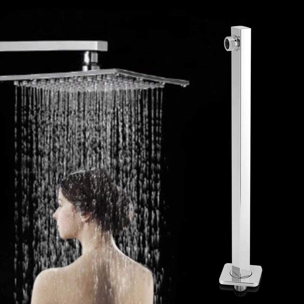 13.8 inch Duscharm mit Flansch quadratische an der Wand befestigte örtlich festgelegte Regen Duschko