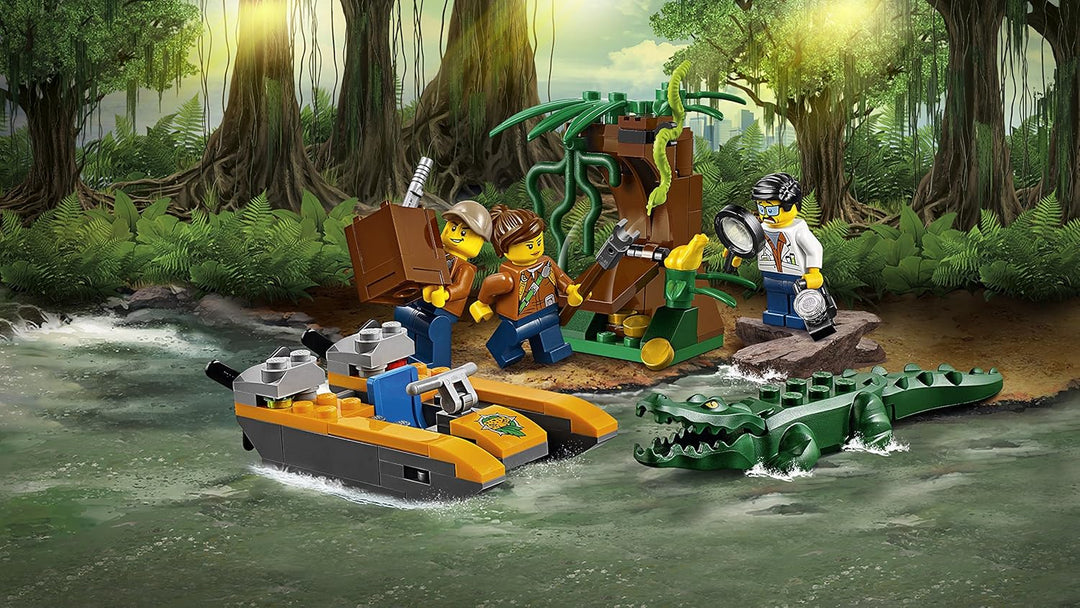 LEGO City 60157 - "Dschungel-Starter-Set Konstruktionsspiel, bunt Single, Single