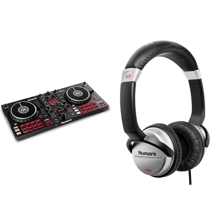 Numark DJ Komplettset - Mixtrack Pro FX 2 Deck Dj-Controller für Serato + HF125 professioneller Kopf