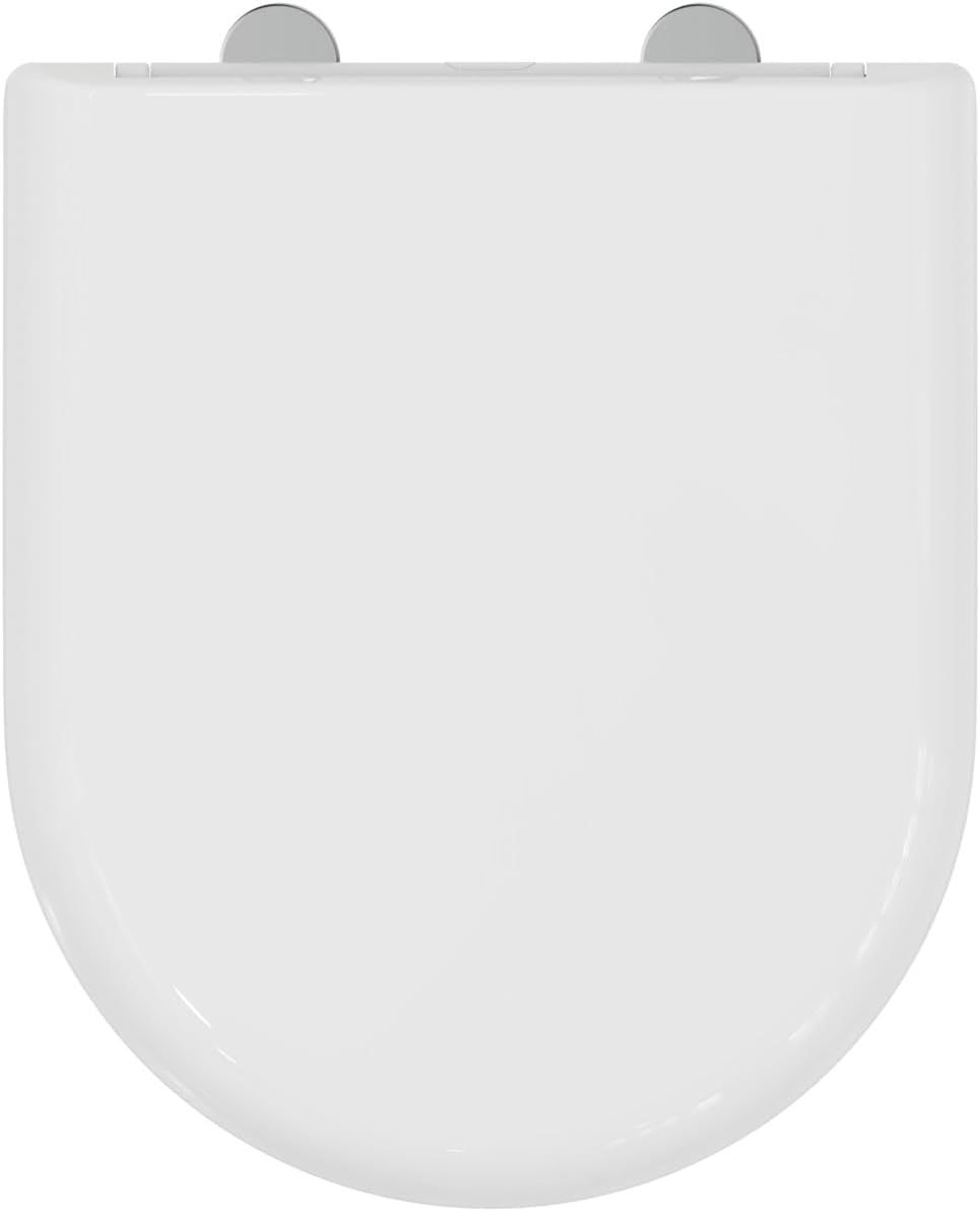 Ideal Standard UV09001 Original Exacto WC-Sitz mit Softclosing Exacto Weiss Wrapover|Gerundet|Soft c