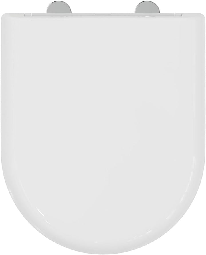 Ideal Standard UV09001 Original Exacto WC-Sitz mit Softclosing Exacto Weiss Wrapover|Gerundet|Soft c