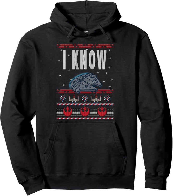 Star Wars Falcon I Know Ugly Christmas Pullover Hoodie