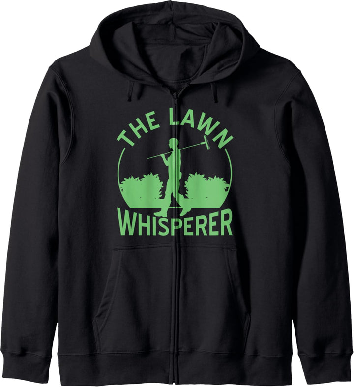 Lustiger Gartenrasenmäher The Lawn Whisperer Kapuzenjacke