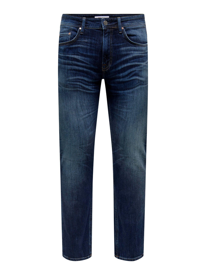 ONLY & SONS Male Normal geschnitten ONSWEFT REG Blue 3251 Jeans NOOS 31W / 30L Blue Denim, 31W / 30L