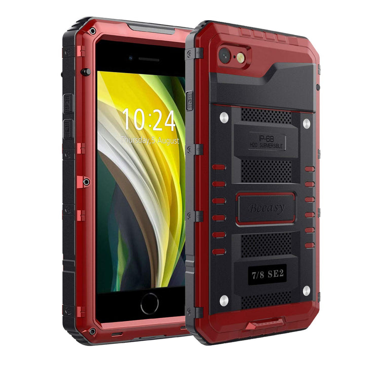Beeasy für iPhone SE 2020/2022 Hülle, iPhone 8/7 Hülle Wasserdicht Outdoor Case Stossfest Panzerhüll