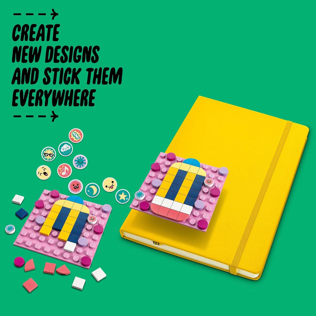 LEGO DOTS Klebeflicken Megapack 41957 Kunst und Handwerk 5-in-1 Mosaikherstellung Bauset, DIY Aufkle