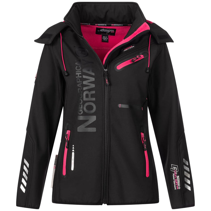 Geographical Norway Damen Softshell Funktions Outdoor Regen Jacke IMS Edition Sport wasserabweisend