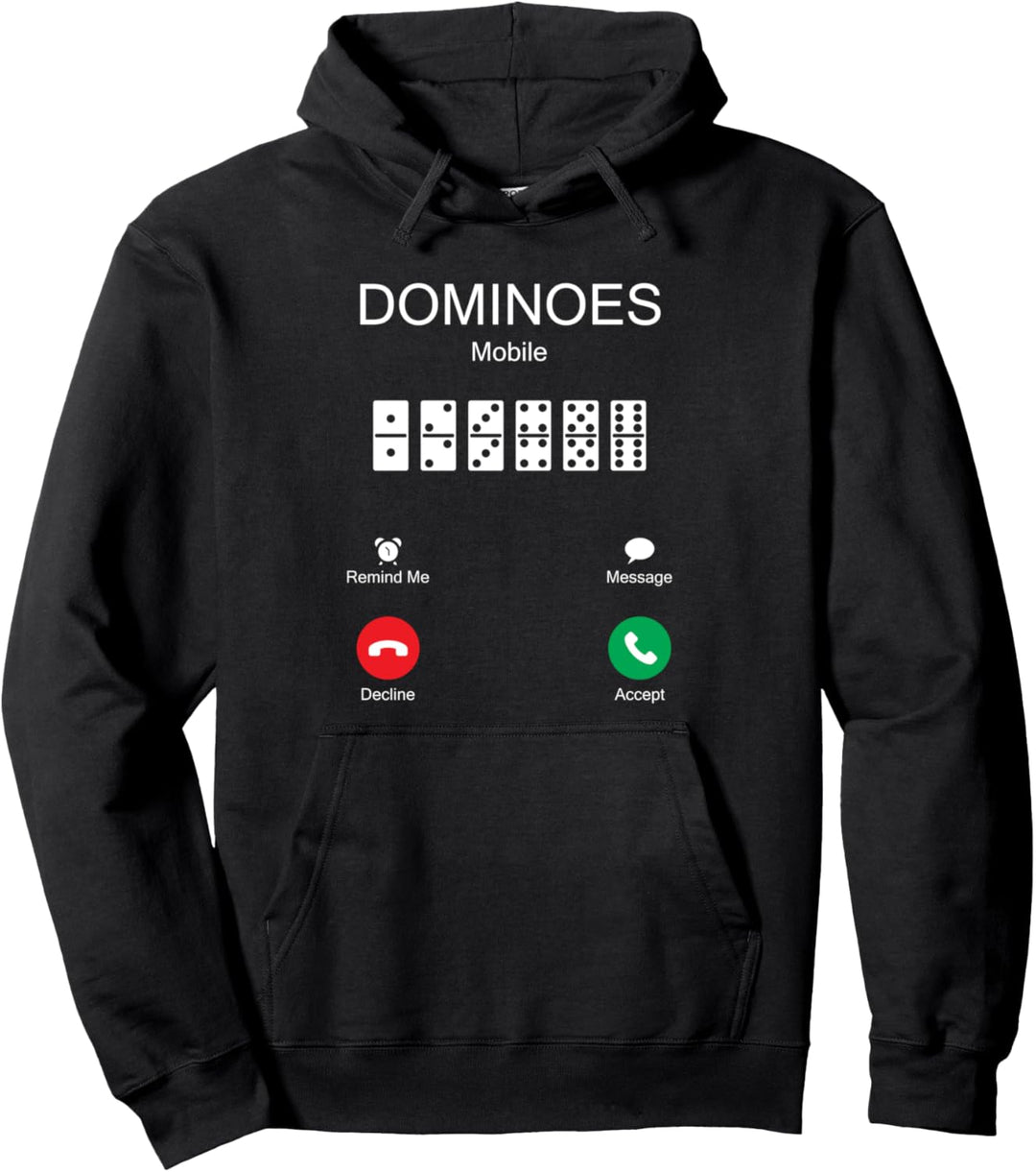 Dominoes are calling funny dominoes player gift Pullover Hoodie