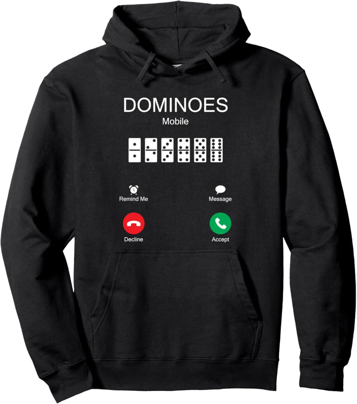 Dominoes are calling funny dominoes player gift Pullover Hoodie