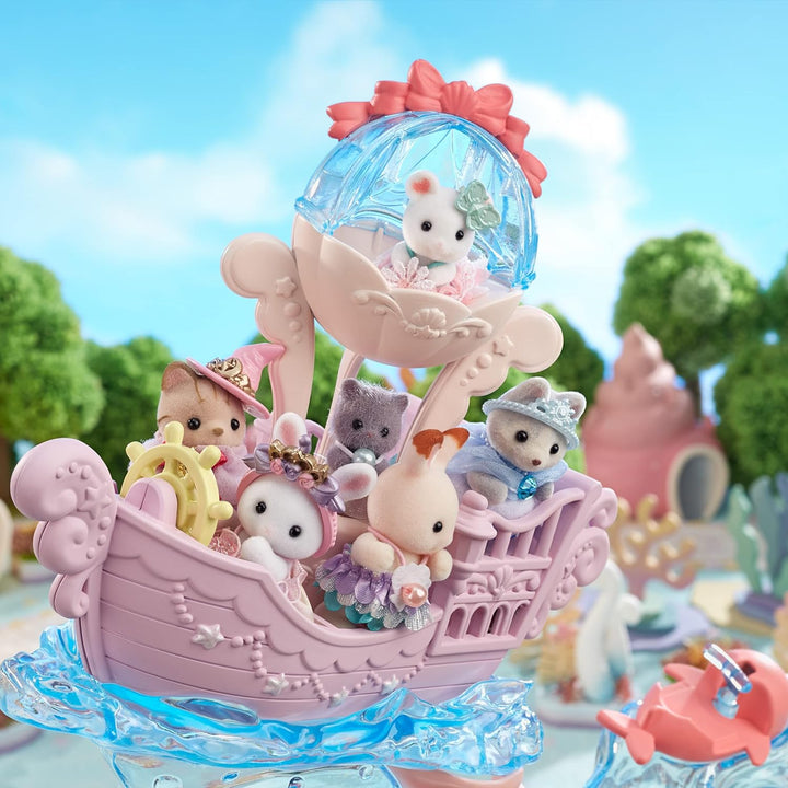 Sylvanian Families 5715 Baby Meerjungfrauen Schloss - Puppenhaus Spielset