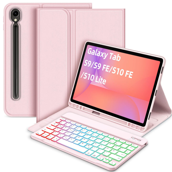 Bettdow für Samsung Galaxy Tab S10 Lite/ S10 FE 10,9" 2025 Tastatur Hülle, QWERTZ Layout Abnehmbarer