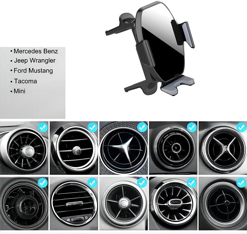 ICAILIN Handyhalterung Auto lüftung,Handyhalterung Auto runde lüftung für Mercedes-Benz Handyhalteru