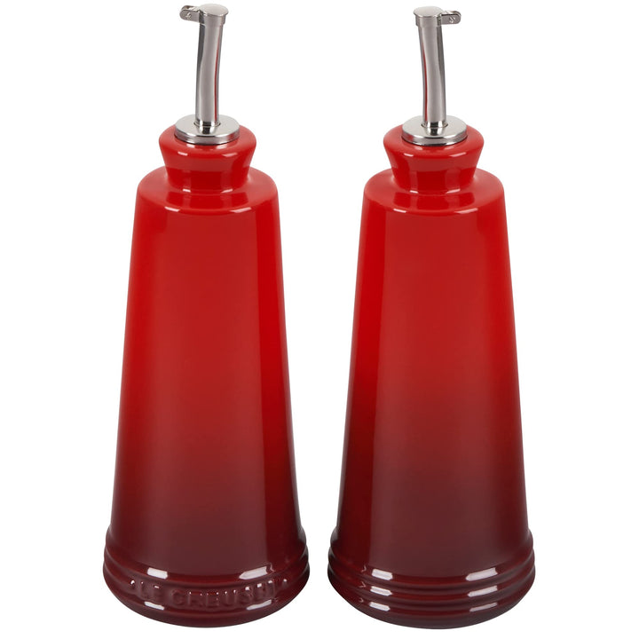 Set aceitera y vinagrera en gres Le Creuset Kirsche, Kirsche