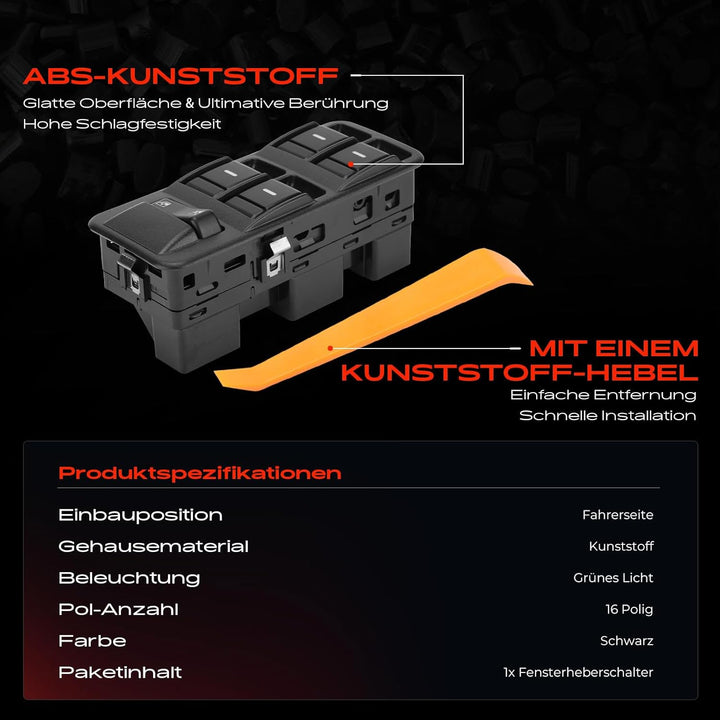 Fensterheber Schalter Vorne Links für Discovery III L319 LA TAA R-a-n-g-e R-o-v-e-r Sport L320 2007-