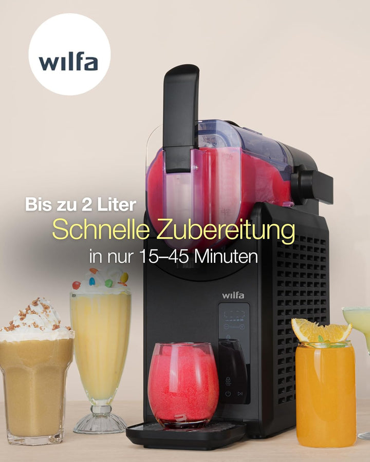 Slush-Maschine ICY (schwarz, für 2.000ml Slush, 220 Watt Kompressor)