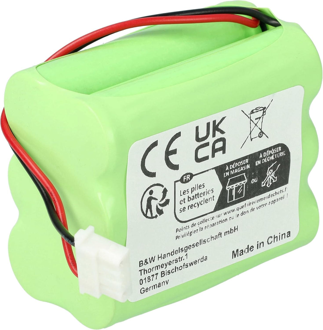 vhbw Akku kompatibel mit Dirt Devil Evo M678 Home Cleaner Heimroboter (1500 mAh, 7,2 V, NiMH)