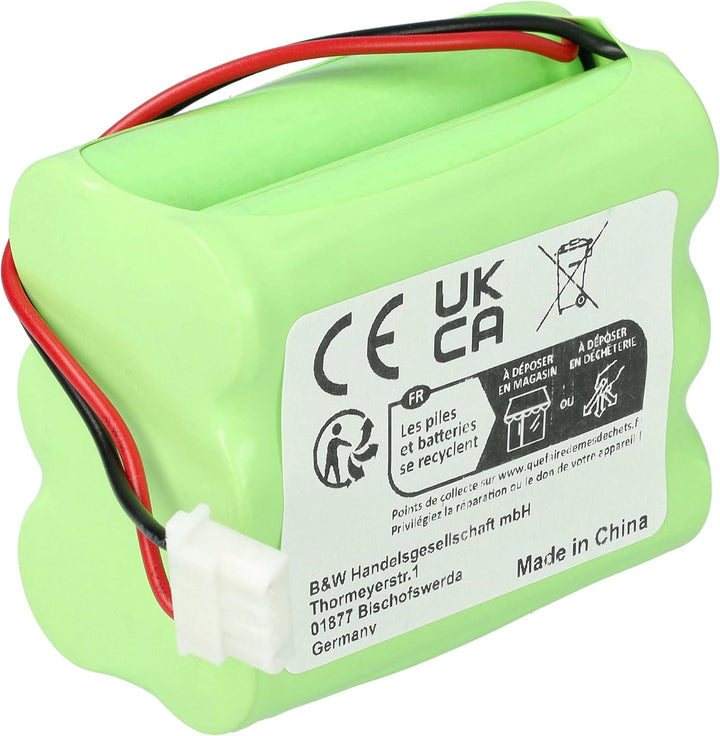 vhbw Akku kompatibel mit Dirt Devil Evo M678 Home Cleaner Heimroboter (1500 mAh, 7,2 V, NiMH)