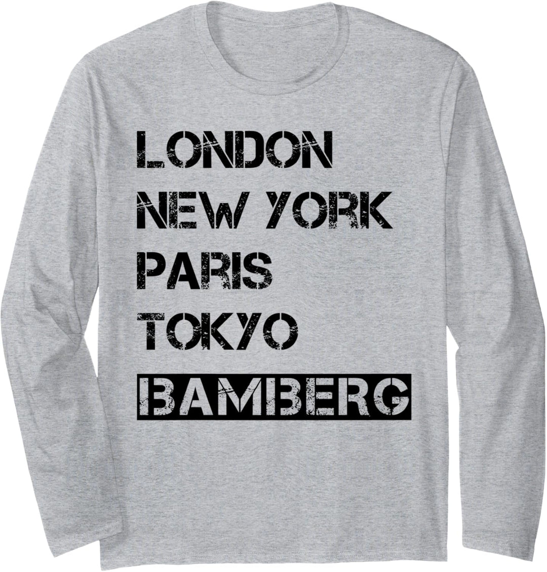 Meine Stadt! Geburtsort & Heimatliebe Bamberg Langarmshirt
