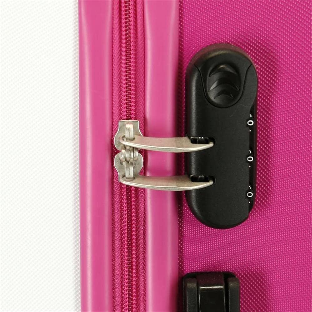 Disney Have A Good Time Minnie So schönes Kofferset Pink 55/65 cm Starres ABS Seitliches Zahlenschlo