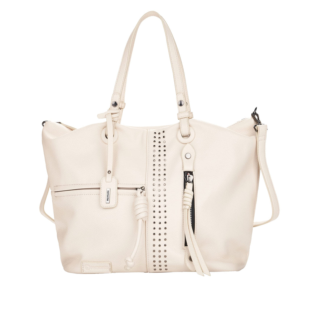 Remonte Damen Q0753-60 Shopper, Crema / 60