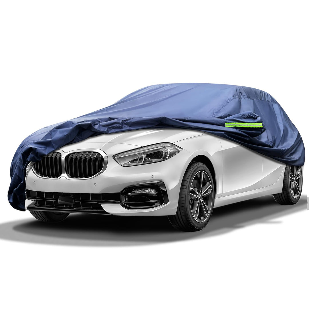 Autoabdeckplane 10 Schichten Vollgarage Autoabdeckung für BMW 1 Series F20/F21/F52/F40/F70/E87/E82/E