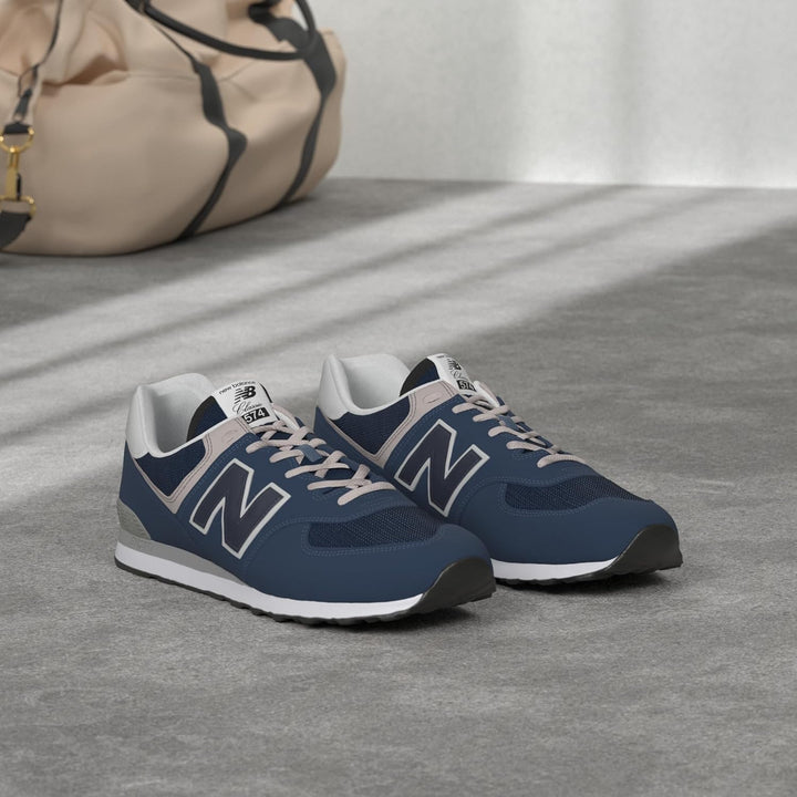 New Balance Herren 574 Sneaker 36 EU Navy, 36 EU Navy
