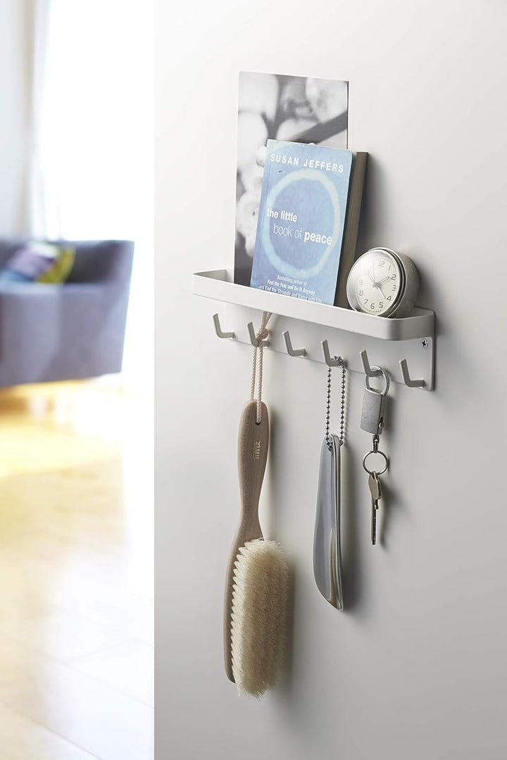 Magnetic key hook with tray - Smart - white Weiss, Weiss