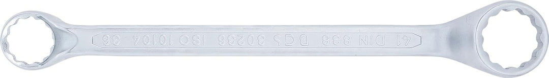 BGS 30236 | Doppel-Ringschlüssel | tief gekröpft | SW 36 x 41 mm Schlüsselweite: 36 x 41 mm, Schlüss