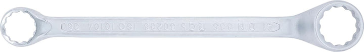 BGS 30236 | Doppel-Ringschlüssel | tief gekröpft | SW 36 x 41 mm Schlüsselweite: 36 x 41 mm, Schlüss