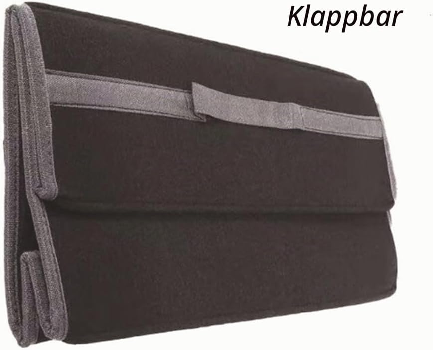 2 Stück Kofferraum Organizer, 35 * 20 * 30cm,Auto Kofferraum Organizer, Filz Box Kofferraumtasche To