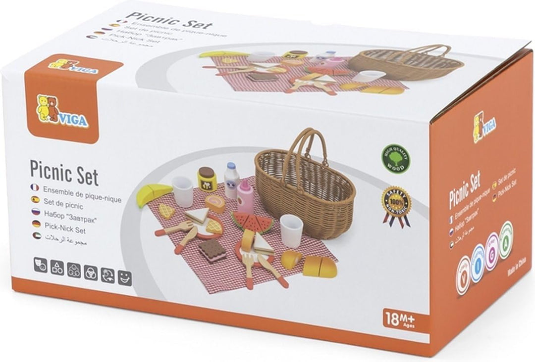 VIGA Picknick-Set aus Holz