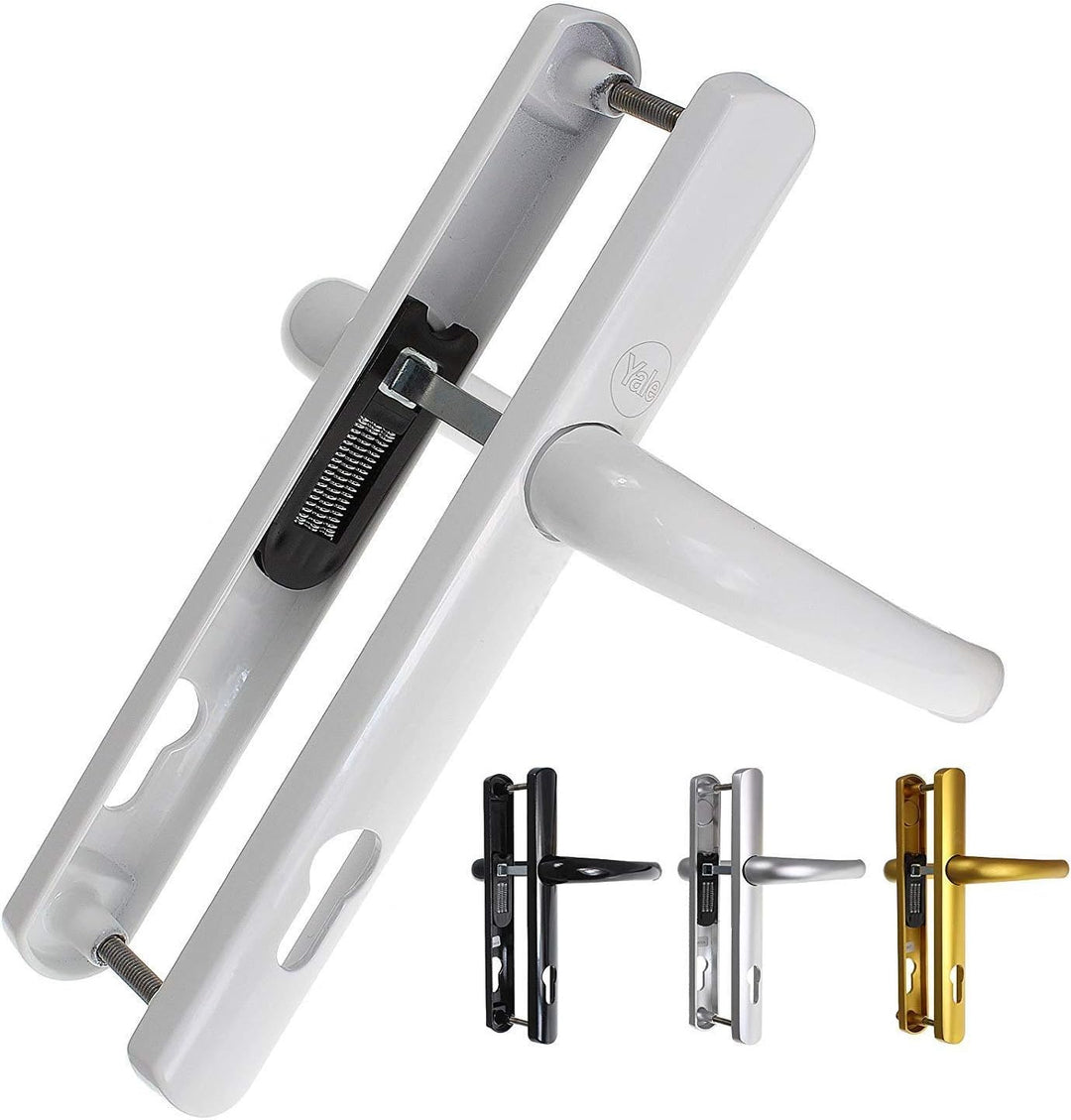 Yale P-Y2G-SSLL-WH Superior-Türgriff, Standardsicherheit, Befestigungslochabstand, für PVC-Türen, we