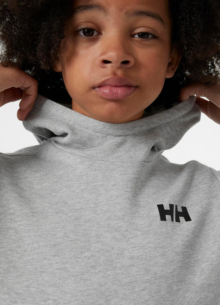 Helly Hansen Unisex Kinder Jr Active Hoodie Kapuzenpullover 16 Jahre Grau-melange, 16 Jahre Grau-mel