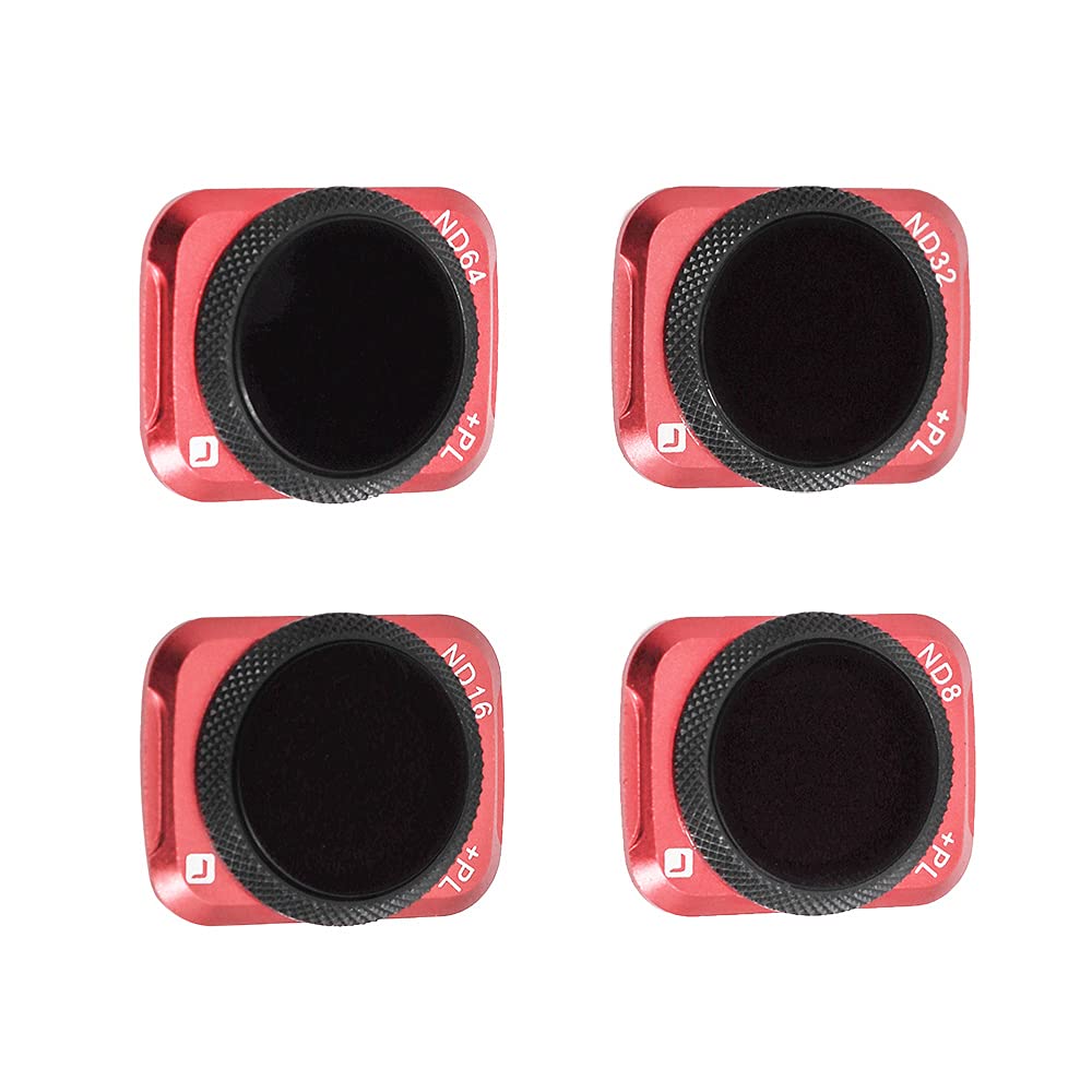 JONGSUN 4Pack ND Filter Set (ND8/PL ND16/PL ND32/PL ND64/PL) Kompatibel mit DJI Mavic Air 2 Drone (N