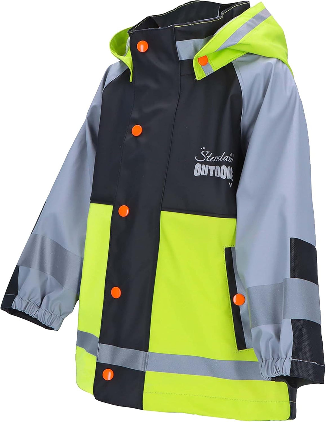 Sterntaler Unisex Kinder Blockfarben Funktions-Regenjacke 86 Hellgrün, 86 Hellgrün