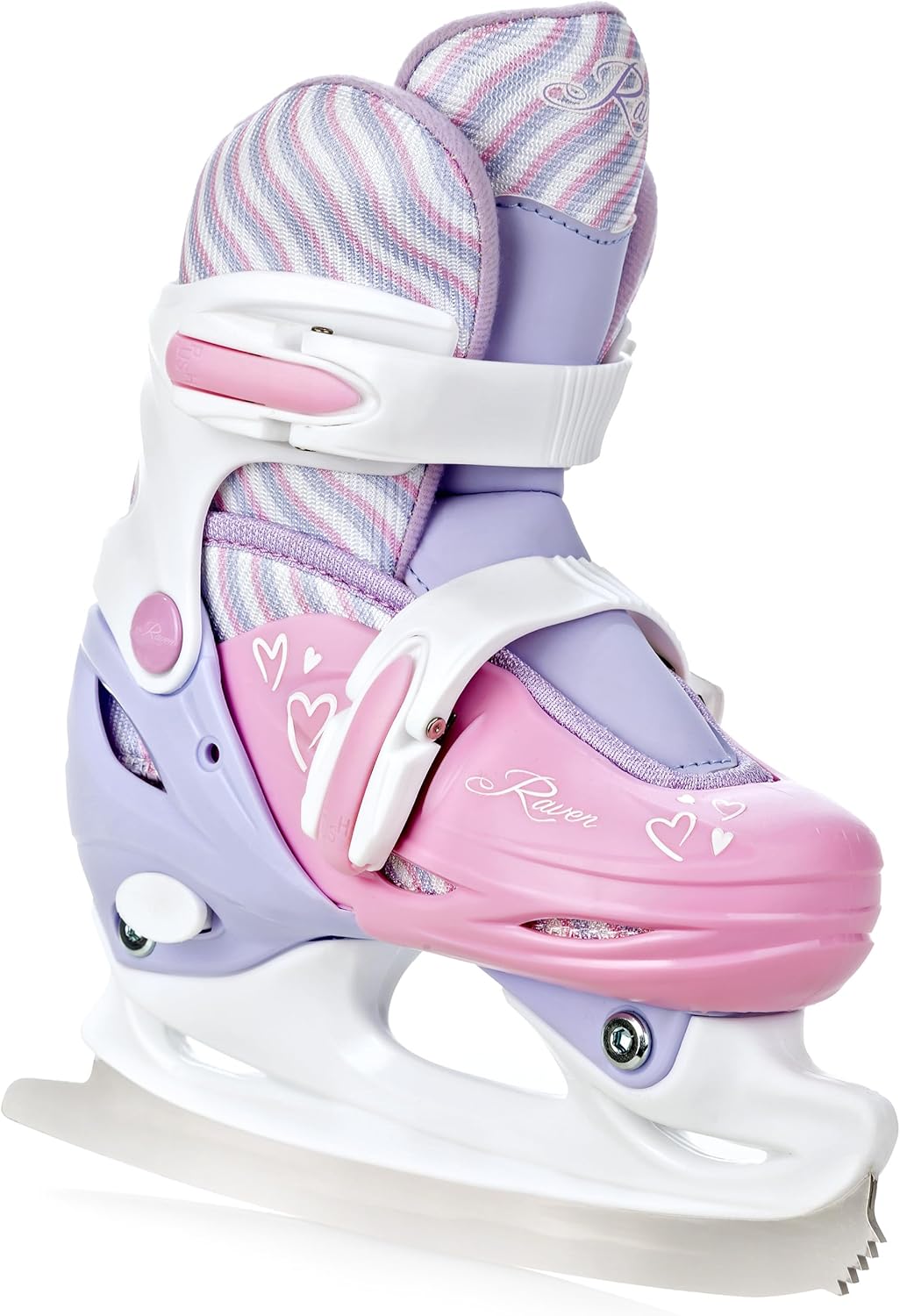 RAVEN 4in1 Inline Skates Triskates Rollschuhe Schlittschuhe Inliner für Kinder Mädchen verstellbar G