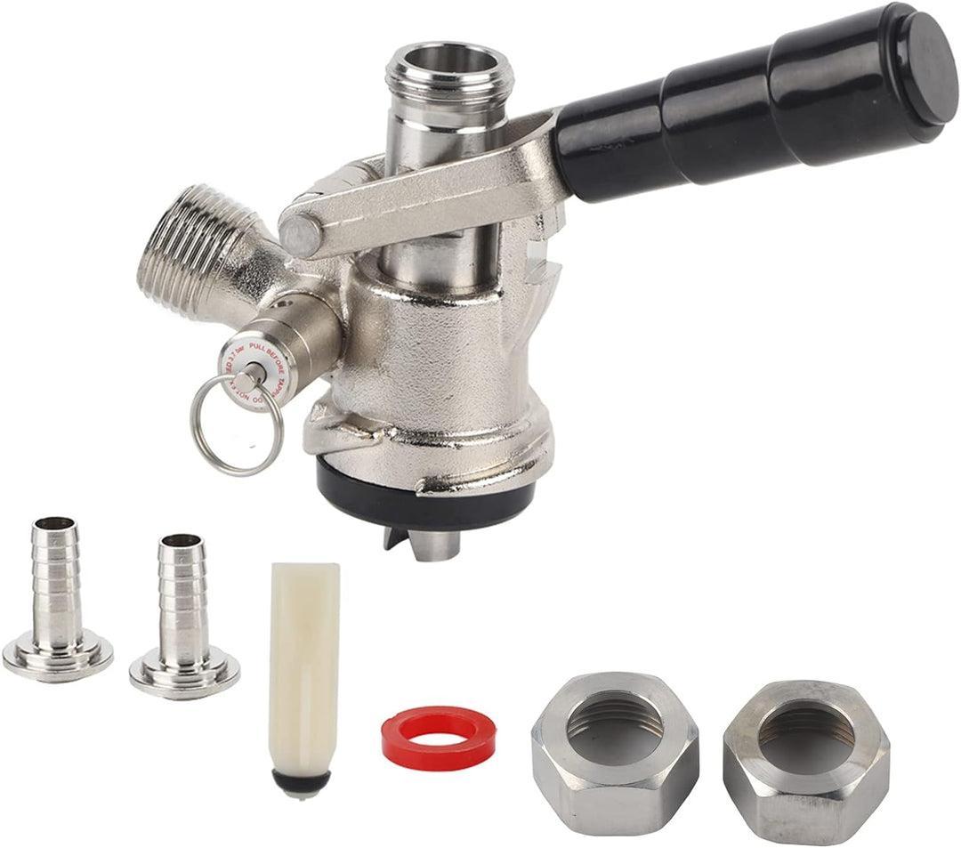 Bierspender, Keg-Koppler, G5/8 Gewinde S-Typ Fassbier-Spender, langlebiger Bierhahn, S-Typ-Fass-Bier
